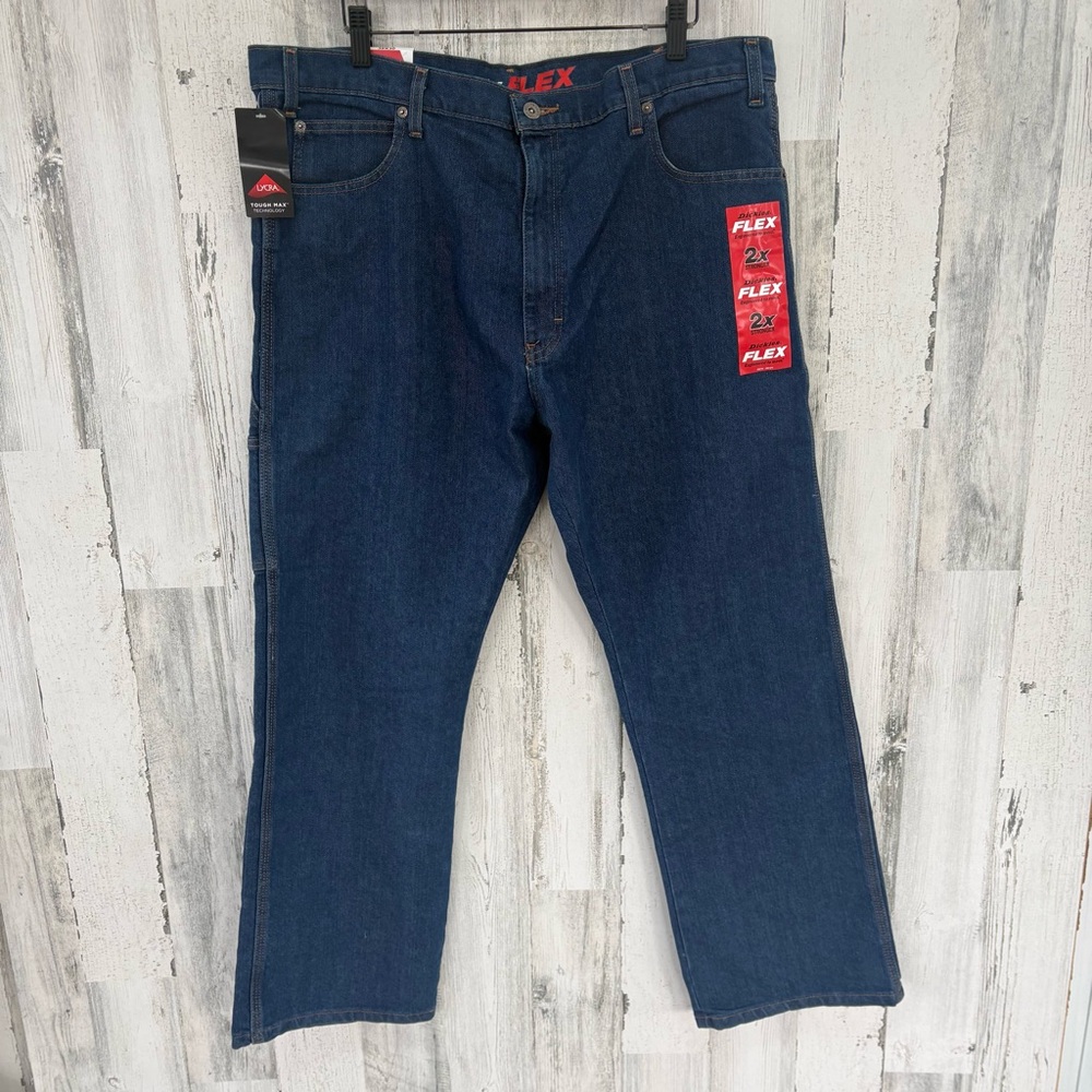Dickies Men’s Size 38X30 Relaxed Fit Straight Leg Carpenter Jeans NWT